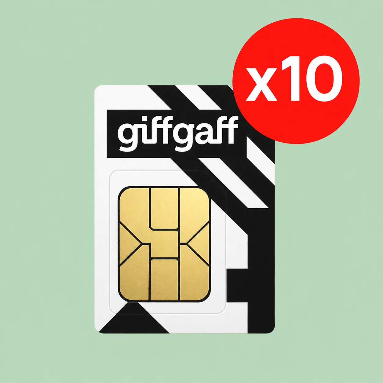 10 SIM no KYC Giffgaff